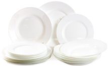 דיל מקומי: רק 99 ש״ח לסט 18 חלקים ל 6 סועדים Luminarc Plumi!!