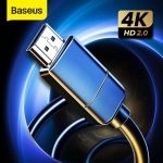 מחיר מתנה!! החל מ 3$\11 ש"ח לכבל HDMI איכותי מבית באסאוס Baseus HDMI Cable 4K במגוון אורכים לבחירה!!