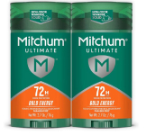 רק 11.9$/36 ש״ח (משלוח חינם בהגעה לסכום כולל של 49$ ומעלה) למארז של 2 דאודורנטים לגברים Mitchum Ultimate עם הגנה חזקה עד 72 שעות, ניחוח Bold Energy ומריחה שקופה בלי סימנים לבנים!!