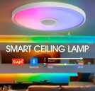 רק 14.2$/44 ש״ח למנורת תקרה חכמה LED עם RGB ורמקול מובנה שמאפשרת שליטה מלאה באווירה בבית דרך אפליקציה ושלט בקלות ובנוחות!!