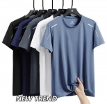 רק 4.7$/15 ש״ח לחולצת ריצה נושמת לגברים מבית CHRLCK – בד קליל, ייבוש מהיר והתאמה מושלמת לפעילות ספורטיבית, טיולים או הקיץ הישראלי!!