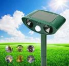 רק 9.1$/29 ש״ח למכשיר סולארי חכם להרחקת חיות עם חיישן אינפרה‑אדום – מבריח חתולים, ציפורים ומכרסמים בצורה אוטומטית ושקטה!!