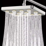 רק 11.2$/37 ש"ח לראש מקלחת ריבועי גדול בעיצוב מודרני – זרימת מים עוצמתית, ניקוי קל ועמידות לאורך זמן!!