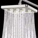 רק 11.2$/37 ש"ח לראש מקלחת ריבועי גדול בעיצוב מודרני – זרימת מים עוצמתית, ניקוי קל ועמידות לאורך זמן!!