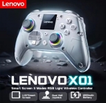 רק 32.1$/103 ש״ח לבקר משחקים מטורף Lenovo X01 עם מסך חכם, תמיכה ב־Switch, PS4, PC, iOS ואנדרואיד, טכנולוגיית Hall-Effect, רטט כפול, כפתורי קומבו ועוד – ביצועים של פרו במחיר של חובבן!!