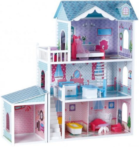 דיל מקומי: חלומה של כל נסיכה עכשיו ב-200₪ פחות! בית בובות מלכותי ענק של Pit Toys בגובה 124 ס"מ ועם 11 רהיטים!