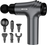 רק 17.3$/53 ש״ח (משלוח חינם בהגעה לסכום כולל של 49$ ומעלה) לאקדח עיסוי עמוק AYURA עם 30 דרגות מהירות, 6 ראשים מתחלפים ומנוע עוצמתי לשחרור שרירים מהיר ויעיל!!