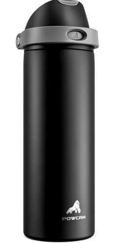 רק 14.9$/47 ש״ח (משלוח חינם בהגעה לסכום כולל של 49$ ומעלה) לבקבוק הטרמי POWCAN בנפח 710 מ״ל עם פיה נפתחת, קשית פנימית ובידוד קור ל־24 שעות!!