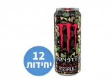 דיל מקומי: אנרגיות של בוקר! מארז 12 פחיות משקה Monster Assault Energy בנפח 500 מ"ל רק ב-₪69 (רק ₪5.75 לפחית)!!