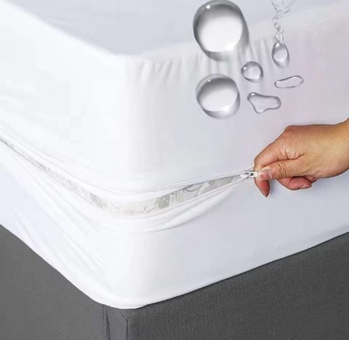 רק 14.9$/48 ש״ח למגן מזרן מלא עם סגירה ברוכסן – אטום למים ולאבק, 6 צדדים, זמין בגוונים אפור/לבן ובמבחר מידות!