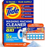 רק 24.9$\84 ש"ח (משלוח חינם בהגעה לסכום כולל של 49$ ומעלה) למנקה מכונות כביסה מבית Tide, לניקוי מכונת הכביסה והסרת ריחות, 12 יחידות!!