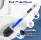 רק 8.5$/27 ש״ח למברשת שירותים מסיליקון עם מיכל נוזל ניקוי בידית, ראש גמיש 360° וייבוש מהיר – לניקוי מהיר ויסודי גם בפינות הקשות!!