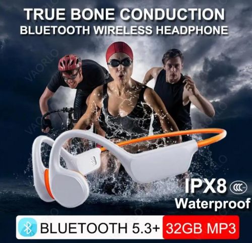 רק 23.4$/76 ש״ח לאוזניות השחייה והספורט בהולכת עצם POLVCDG X7 עם Bluetooth 5.3, זיכרון מובנה 32GB וניגון MP3 עצמאי!!