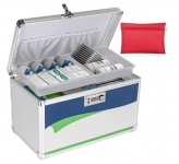 רק 28.7$/93 ש״ח (משלוח חינם בהגעה לסכום כולל של 49$ ומעלה) לקופסת תרופות נעולה מאלומיניום עם נעילת קומבינציה, מגש פנימי ותיק נשיאה – הגנה מקסימלית בבית ובנסיעות!!