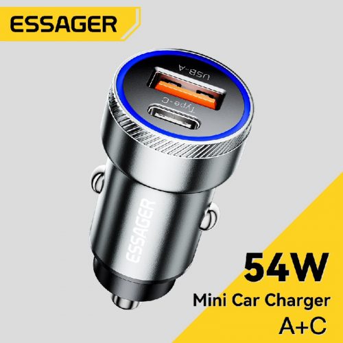 רק 3.4$\12 ש"ח למטען הכפול העוצמתי המהיר לרכב Essager 54W!!