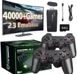 רק 23.8$/76 ש״ח לקונסולת משחקים רטרו M8 עם 64GB, מעל 20,000 משחקים מובנים ושלטים אלחוטיים – כל הילדות שלכם על המסך!!