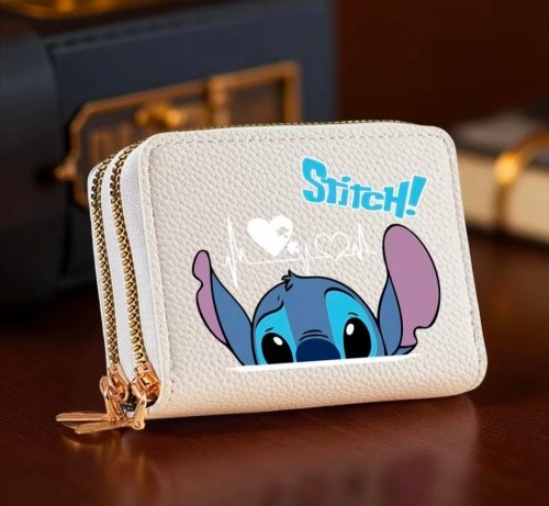 רק 3.3$/11 ש״ח לארנק קומפקטי בעיצוב סטיץ’ – עם רוכסן כפול ותאי אחסון נפרדים לשטרות, מטבעות וכרטיסים!!