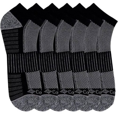 רק 13.5$/45 ש״ח (משלוח חינם בהגעה לסכום כולל של 49$ ומעלה) לסט של 6 זוגות גרביים נמוכות Columbia בגזרה ספורטיבית, עם בד נושם, תמיכה בקשת כף הרגל והתאמה מעולה!!