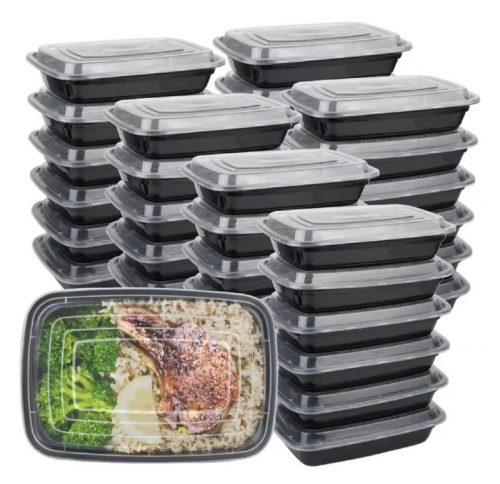 רק 4.6$/15 ש״ח לסט של 10 קופסאות הפלסטיק החד־פעמיות לאחסון מזון (500/750/1,050 מ״ל)!!