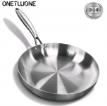 רק 19.1$/61 ש״ח למחבת הנירוסטה האיכותית ללא ציפוי מבית נירוסטה 304 עם פיזור חום מהיר והתאמה לכל סוגי הכיריים!!