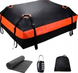 רק 34.1$/112 ש״ח מחיר סופי כולל הכל עד דלת הבית למנשא גג עמיד למים לרכב מבית RIyZlte עם רצועות חיזוק, מנעול ומזרן נגד החלקה!!