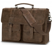 רק 38.8$/127 ש״ח (משלוח חינם בהגעה לסכום כולל של 49$ ומעלה) לתיק עסקים בעיצוב וינטג’ מבית RAINSMORE – מתאים ללפטופ 15.6 אינץ’, עמיד למים ומלא תאים שימושיים!!