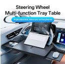 רק 31.2$/96 ש״ח לשולחן מגש מתקפל לרכב עם התקנה על ההגה או משענת הראש, משטח יציב לעבודה עם לפטופ או לארוחה נוחה בין פגישות!!