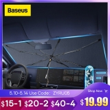 עוד הברקה של באסאוס – רק 12$\44 ש"ח לכיסוי שמש לרכב בצורת מטריה!!