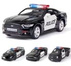 רק 5.8$/17 ש״ח לדגם רכב משטרה ממתכת בקנה מידה 1:36 עם מנגנון משיכה לאחור דלתות נפתחות ועיצוב ריאליסטי מושלם למשחק ולמתנה!!