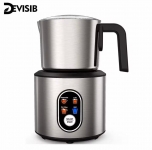 רק 38.9$/126 ש״ח למקציף חלב חשמלי 4 ב־1 DEVISIB עם קנקן נירוסטה נשלף למדיח, מצבי חימום והקצפה חמה/קרה ומנוע שקט במיוחד!!