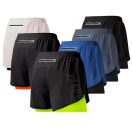 רק 4.7$/14 ש״ח למכנסי ריצה קלים לגברים עם בד נושם שמתייבש במהירות ועיצוב שכבה כפולה לאימון נוח בחדר כושר, ריצה ופעילות ספורטיבית בקיץ!!