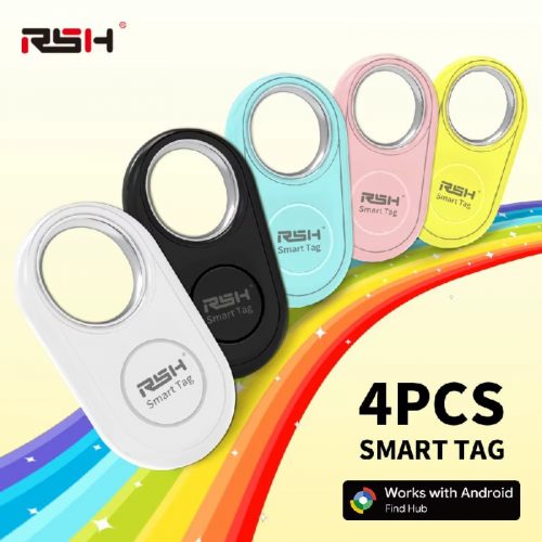 רק 14$/46 ש״ח לסט 4 יחידות Smart Tag מבית RSH עם תמיכה ב־Google Find My Device ואזעקת אנטי־איבוד!!