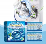 רק 3.8$/12 ש״ח לסט של 12 טבליות ניקוי עמוק למכונת הכביסה להסרת ריחות ולכלוך!!