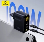 רק 28$/90 ש״ח למטען שולחני מהיר Baseus 100W עם תצוגת טעינה חכמה – טעינה סופר מהירה ללפטופים, סמארטפונים וטאבלטים בעיצוב קומפקטי ועוצמתי!!