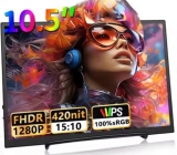 רק 32.5$/106 ש״ח למסך נייד איכותי בגודל 10.5 אינץ' מבית ZSUS עם רזולוציית 1280P, דיוק צבעים 100% sRGB ותצוגת IPS מרהיבה!!
