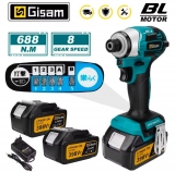 רק 27.4$/87 ש״ח למברגת האימפקט החשמלית העוצמתית Gisam עם מנוע Brushless ומומנט ‎688Nm!!