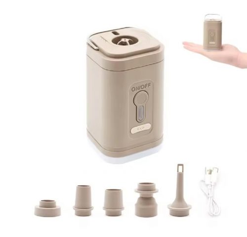 רק 6.2$/21 ש״ח למשאבה חשמלית קומפקטית עם פנס – לניפוח מהיר של מזרנים, גלגלי ים, מתקני מים ועוד! אידאלית לטיולים ולקמפינג!!