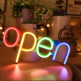 לחטוף!! רק 7$/24 ש״ח לאורות ניאון "OPEN" לאירועים, מסיבות ועסקים!!