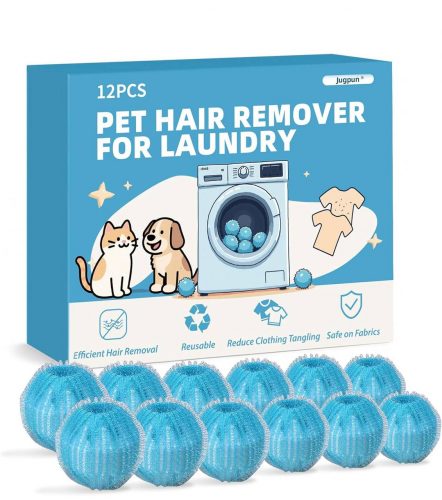 רק 17.9$/58 ש״ח (משלוח חינם בהגעה לסכום כולל של 49$ ומעלה) לסט 12 כדורי כביסה להסרת שיער מבית Jugpun!!