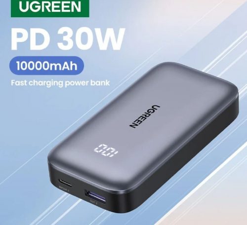 רק 83 ש״ח עם הקופון ILCD031 למטען נייד מבית UGREEN בהספק 30W ובנפח 10000mAh!!