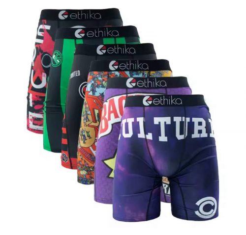 רק 17.7$/58 ש״ח לסט של 6 בוקסרים לגברים מבית ETHIKA עם בד נושם, גזרה נוחה והדפסים משגעים – גם למידות גדולות!!