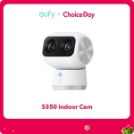 רק 65$/242 ש״ח עם הקופון SCIL01 למצלמת הרשת / אבטחה האולטימטיבית! Anker eufy Security Indoor Cam S350 עם עדשה כפולה, 4K, זום X8 ועוד!!