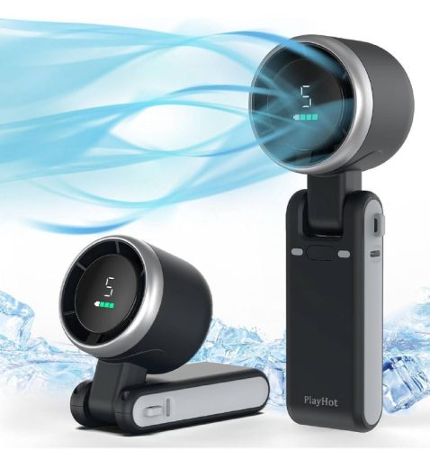רק 15.9$/49 ש״ח (משלוח חינם בהגעה לסכום כולל של 49$ ומעלה) למאוורר טורבו נייד PlayHot עם ‎5‎ דרגות רוח, עד ‎12‎ שעות עבודה וקיפול חכם לנסיעות!!