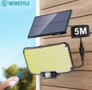 רק 9.9$/32 ש״ח למנורה הסולארית החיצונית עם חיישן תנועה (234/318/348 לדים)!!