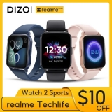 רק 25$\90 ש"ח לשעון החכם הנהדר Realme Techlife DIZO Watch 2!!