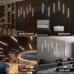 רק 30.9$/99 ש״ח לסט תאורת LED לפאנל עץ עם חיישן מגע, הדלקה חכמה ועיצוב מודרני שמוסיף אווירה לכל חלל!!