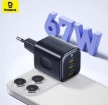 רק 70 ש״ח עם הקופון CDIL02 למטען מהיר מבית Baseus דגם מיני Picogo 67W GaN קומפקטי במיוחד!!
