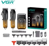 רק 29.7$/97 ש״ח לסט תספורת מקצועי VGR V-644 הכולל שלושה כלים – מכונת תספורת, טרימר מדויק וגילוח רטט, עם מנוע חזק, להבים חדים וטעינת USB!!