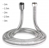 רק 4$/12.9 ש״ח לצינור נירוסטה גמיש לאמבטיה באורך לבחירה – פתרון איכותי, גמיש ועמיד במיוחד לחיבור ראשי מקלחת!!