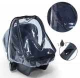 רק 4.7$/17 ש״ח לכיסוי גשם שקוף ואיכותי לכיסא תינוק – מגן מפני רוח, גשם ואבק עם פתחי אוורור ורוכסן כפול!!